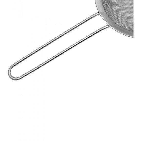 Peneira 12cm Diâmetro Por 27,5cm Comprimento Aço Coar Polvilhar